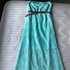 Turquoise Maxi dress